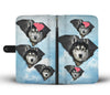 Amazing Siberian Husky Dog Print Wallet CaseSC State