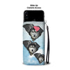 Amazing Siberian Husky Dog Print Wallet CaseSC State