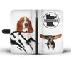 Basset Hound Print Wallet CaseMN State