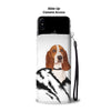 Basset Hound Print Wallet CaseMN State