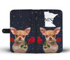 Chihuahua With Rose Print Wallet CaseMN State