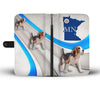 Cute Beagle Print Wallet CaseMN State