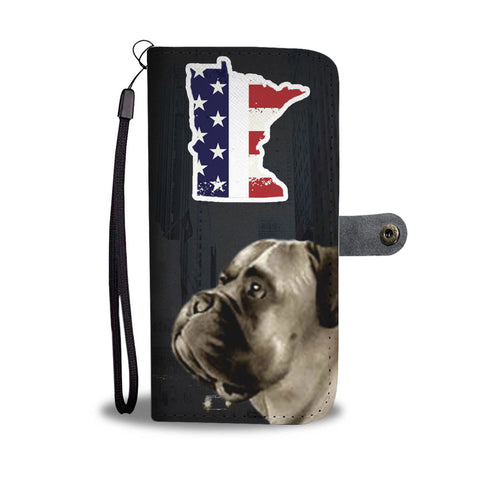 English Mastiff Print Wallet CaseMN State