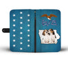 Cute Beagle Print Wallet CaseIA State