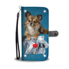 Cute Chihuahua Print Wallet CaseIA State