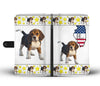 Beagle dog Print Wallet CaseIL State