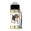 Beagle dog Print Wallet CaseIL State