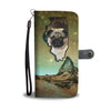 Cute Pug Print Wallet CaseIL State