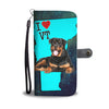 Rottweiler Dog Print Wallet CaseVT State