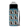 German Shepherd Dog Print Wallet CaseMO State