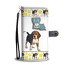 Beagle Print Wallet CaseLA State