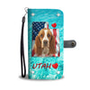 Basset Hound Print Wallet CaseUT State