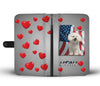 Lovely Bichon Frise Print Wallet CaseUT State