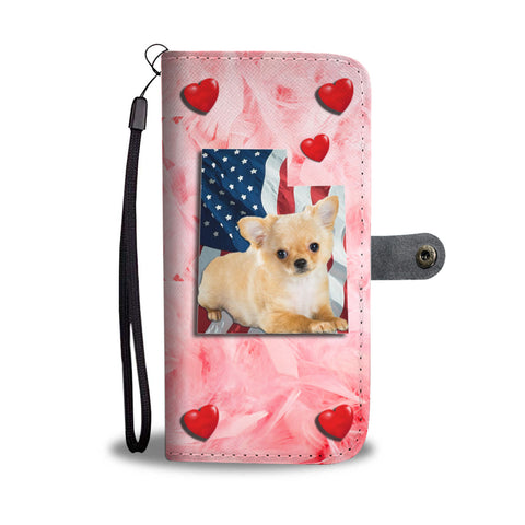 Lovely Chihuahua Print Wallet CaseUT State