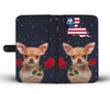 Chihuahua Dog Print Wallet CaseLA State