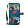 German Shepherd Dog Print Wallet CasePA State