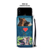 German Shepherd Dog Print Wallet CasePA State