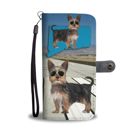 Yorkie Print Wallet CaseCT State
