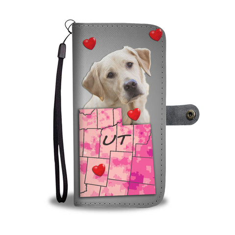 Labrador Retriever Print Wallet CaseUT State