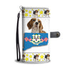 Beagle Print Wallet CaseCT State