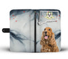 Cocker Spaniel Print Wallet CaseCT State