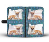 Cute Chihuahua Dog Print Wallet CaseOR State