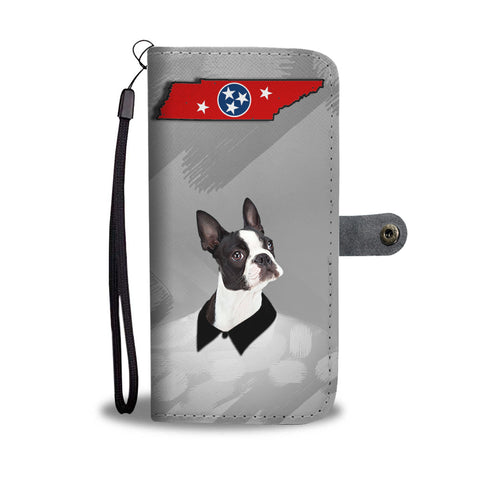 Boston Terrier Print Wallet CaseTN State