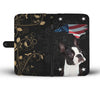 Boston Terrier Print Wallet CaseNC State