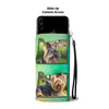 Cute Yorkie Print Wallet CaseOR State