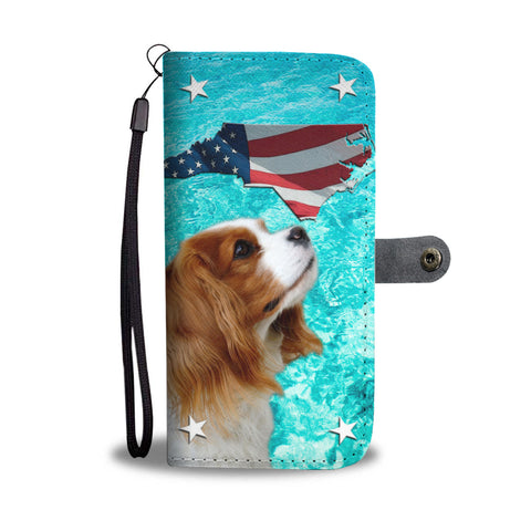 Cavalier King Charles Spaniel Print Wallet CaseNC State