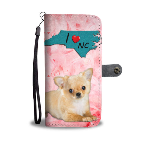 Cute Chihuahua Print Wallet CaseNC State