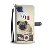 Pug Print Wallet CaseCA State