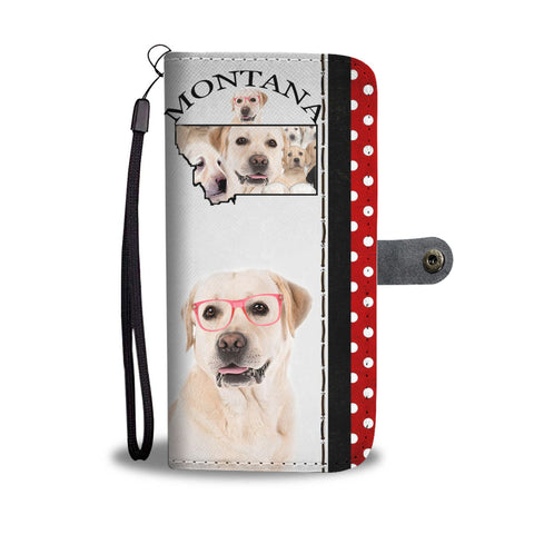 Amazing Labrador Retriever Print Wallet CaseMT State