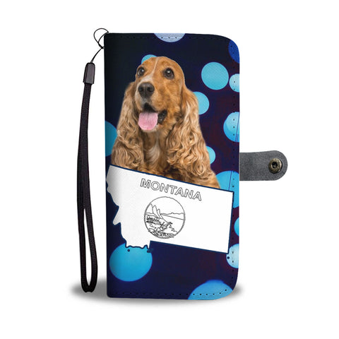 Cocker Spaniel Print Wallet CaseMT State