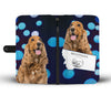 Cocker Spaniel Print Wallet CaseMT State