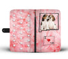 Lovely Beagle Dog Print Wallet CaseNM State