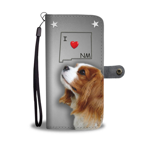 Cavalier King Charles Spaniel Print Wallet CaseNM State