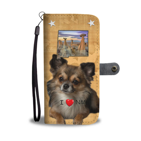 Chihuahua Print Wallet CaseNM State