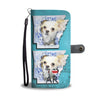 Cute Chihuahua Dog Art Print Wallet CaseAR State