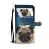 Pug Print Wallet CaseMT State