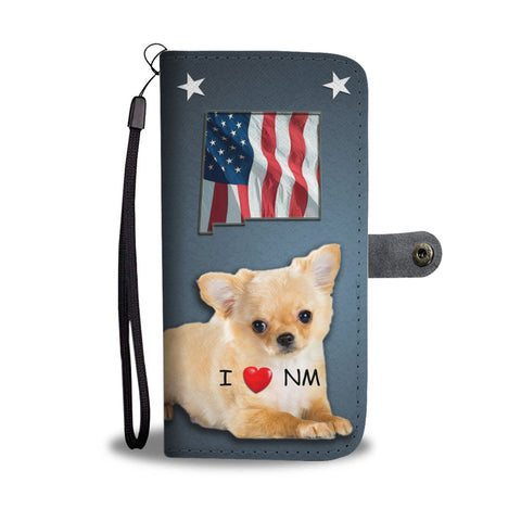 Cute Chihuahua Print Wallet CaseNM State