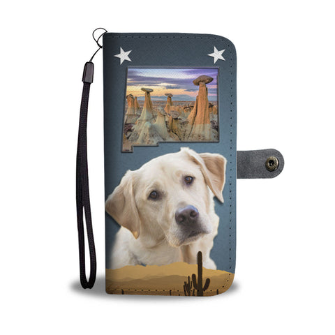 Labrador Retriever Print Wallet CaseNM State