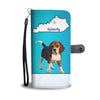 Beagle Print Wallet CaseKY State