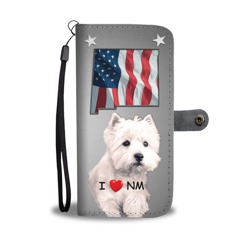 West Highland White Terrier Print Wallet CaseNM State