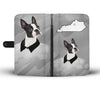 Amazing Boston Terrier Print Wallet CaseKY State