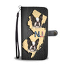 Amazing Boston Terrier Print Wallet CaseNJ State