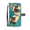 Amazing Rottweiler Dog Print Wallet CaseNJ State