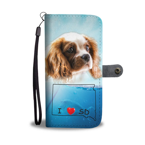 Cavalier King Charles Spaniel Print Wallet CaseSD State