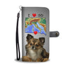 Cute Chihuahua Print Wallet CaseSD State