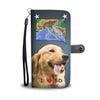 Lovely Golden Retriever Print Wallet CaseSD States